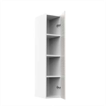 RTA - Pale Pine - Single Door Wall Cabinets | 9"W x 42"H x 12"D