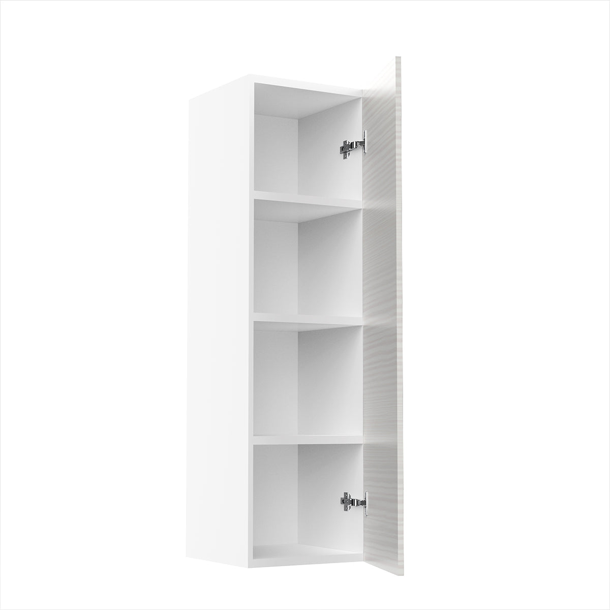 RTA - Pale Pine - Single Door Wall Cabinets | 12"W x 42"H x 12"D