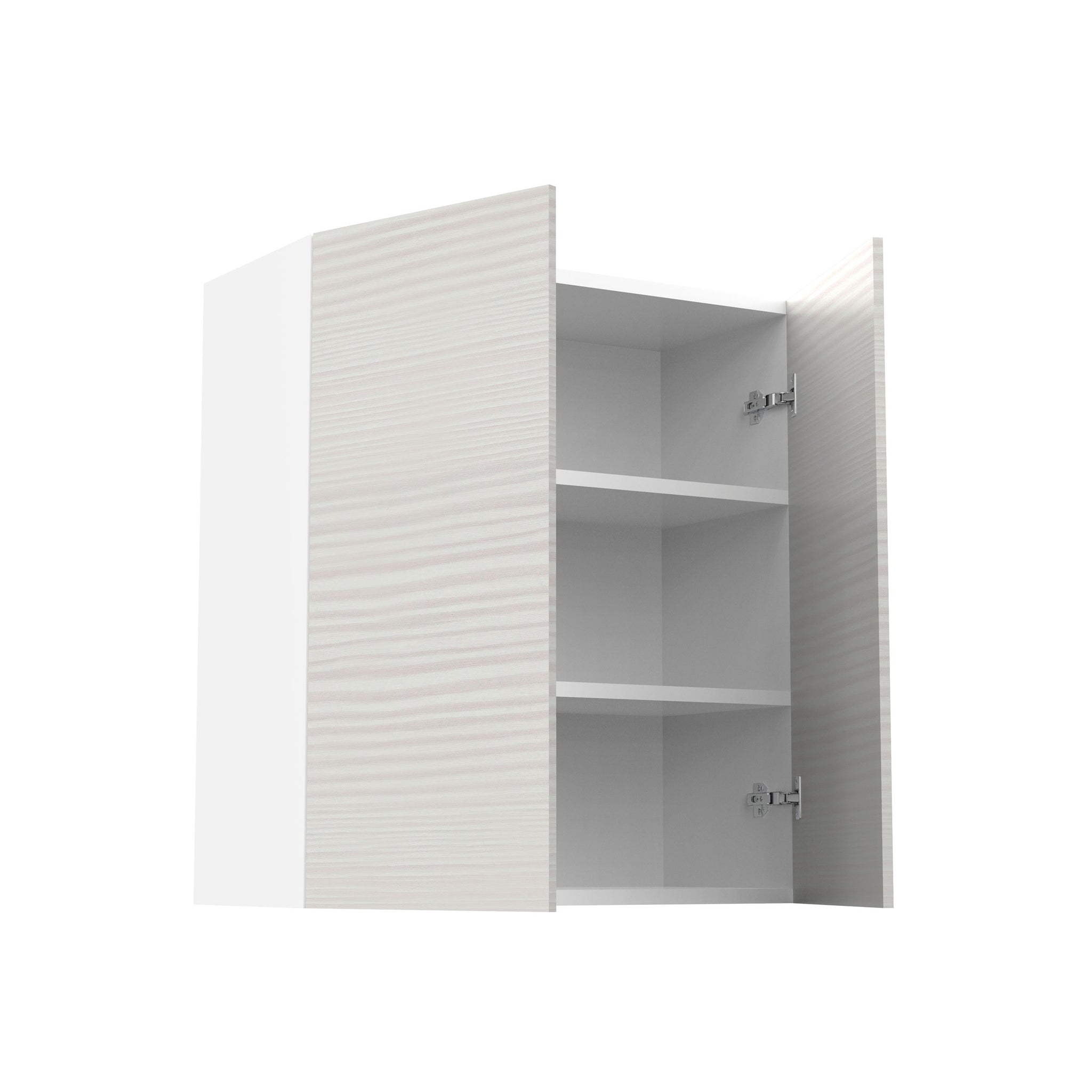 RTA - Pale Pine - Double Door Wall Cabinet | 24"W x 30"H x 12"D