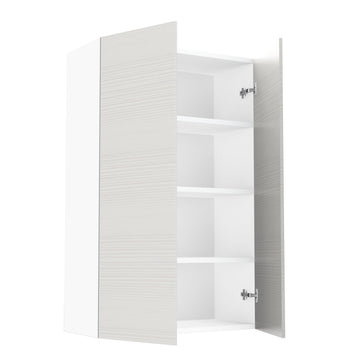 RTA - Pale Pine - Double Door Wall Cabinets | 27"W x 42"H x 12"D