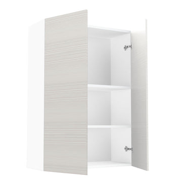 RTA - Pale Pine - Double Door Wall Cabinets | 30"W x 42"H x 12"D