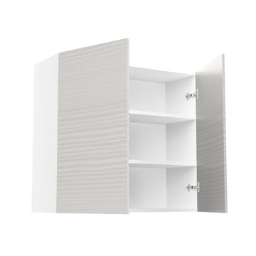 RTA - Pale Pine - Double Door Wall Cabinets | 33"W x 30"H x 12"D