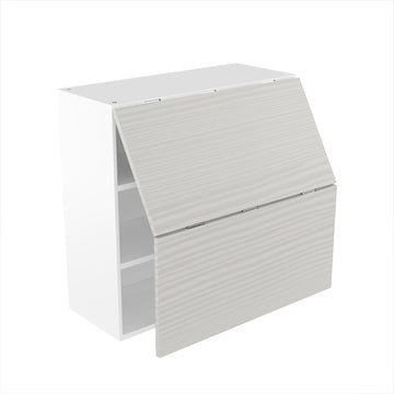 RTA - Pale Pine - Bi-Fold Door Wall Cabinets | 30"W x 30"H x 12"D