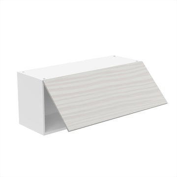 RTA - Pale Pine - Horizontal Door Wall Cabinets | 36"W x 15"H x 12"D