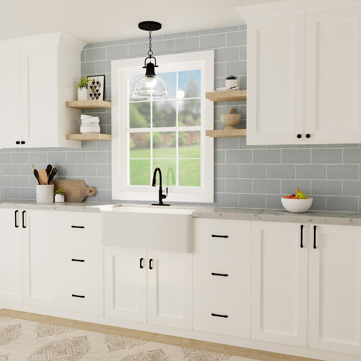 Kitchen Cabinet Pulls 5-1/16 Inch (128mm) Center to Center - Hickory Hardware