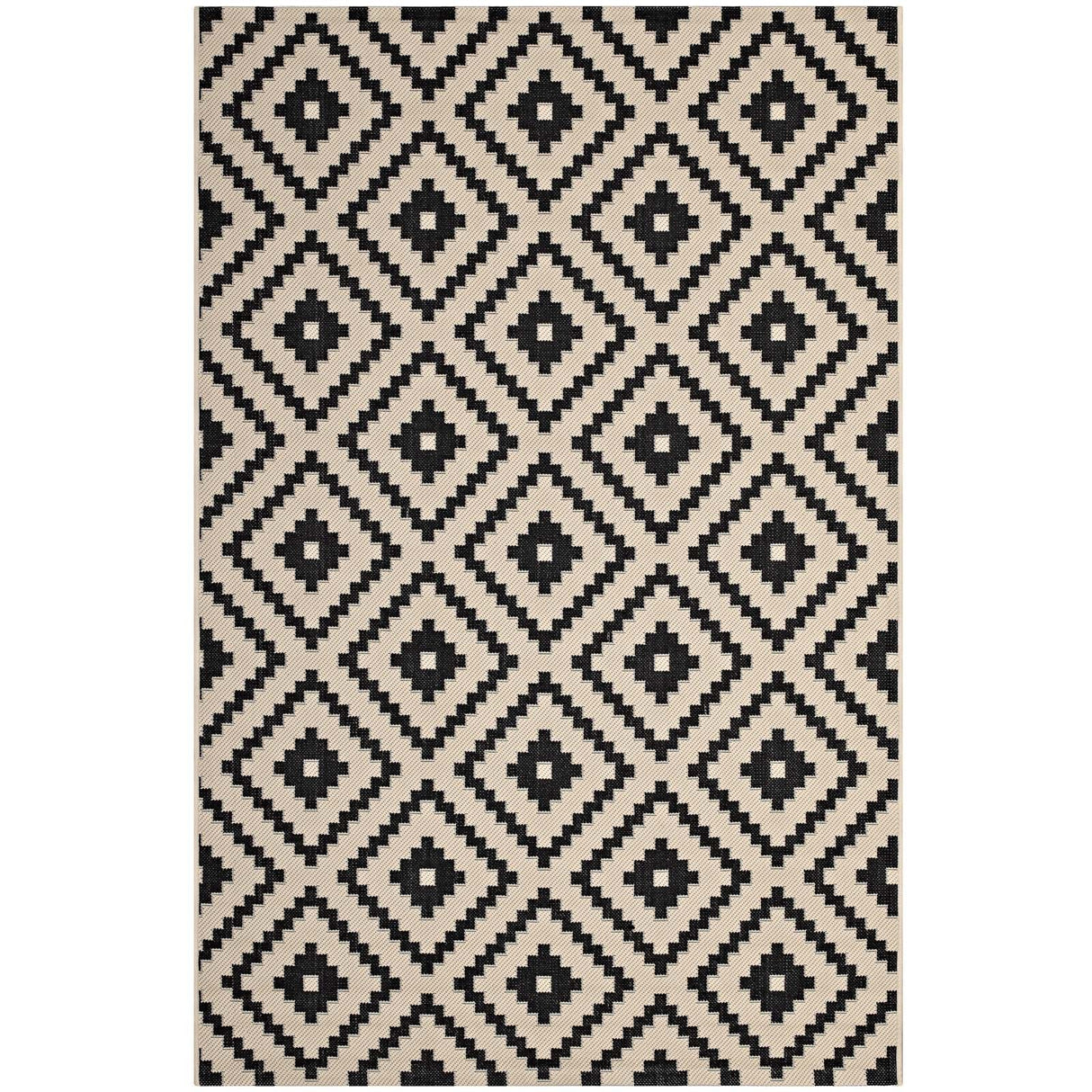 Perplex  Geometric Diamond Trellis Indoor and Outdoor Area Rug