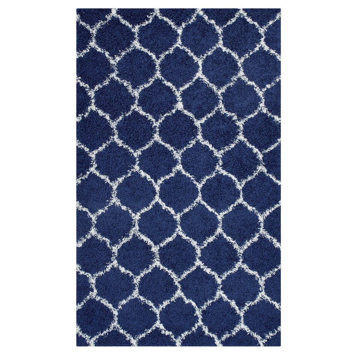 Solvea Moroccan Trellis Shag Area Rug