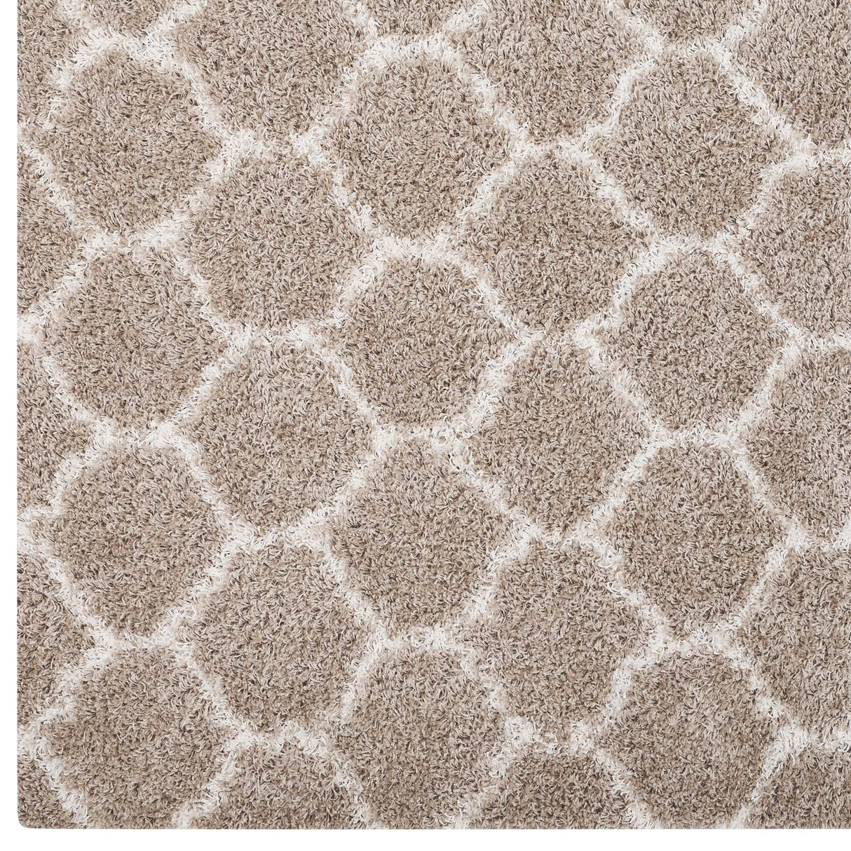 Solvea Moroccan Trellis Shag Area Rug