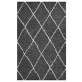 Toryn Diamond Lattice Shag Area Rug