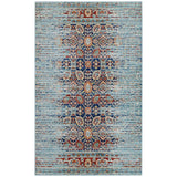 Naria Distressed Persian Medallion Area Rug