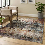 Success Tahira Transitional Distressed Vintage Floral Moroccan Trellis Area Rug