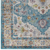 Success Anisah Distressed Floral Persian Medallion Area Rug