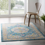 Success Anisah Distressed Floral Persian Medallion Area Rug