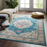 Success Anisah Distressed Floral Persian Medallion Area Rug