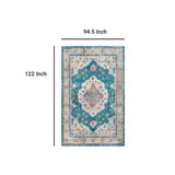 Success Anisah Distressed Floral Persian Medallion Area Rug