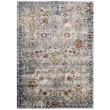 Success Manuka Distressed Vintage Floral Lattice Area Rug