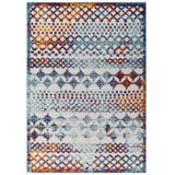 Reflect Giada Abstract Diamond Moroccan Trellis Indoor Outdoor Area Rug