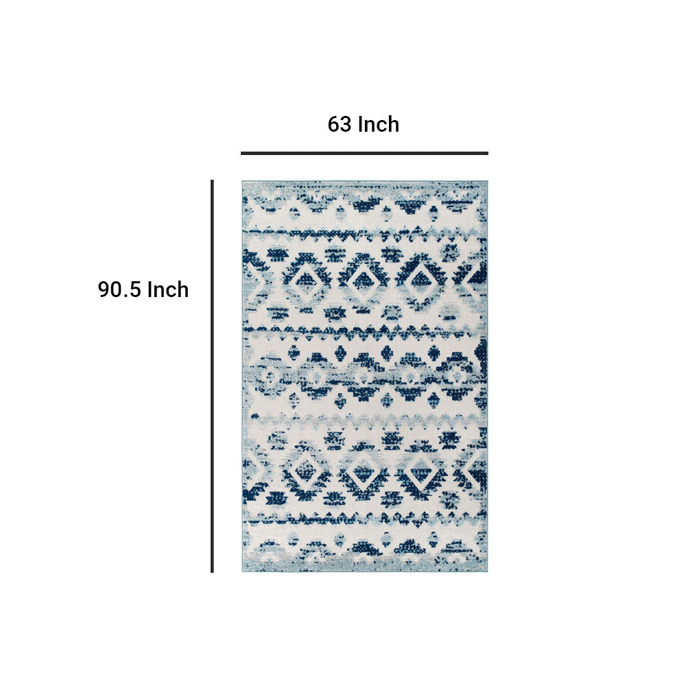 Reflect Takara Abstract Diamond Moroccan Trellis Indoor and Outdoor Area Rug