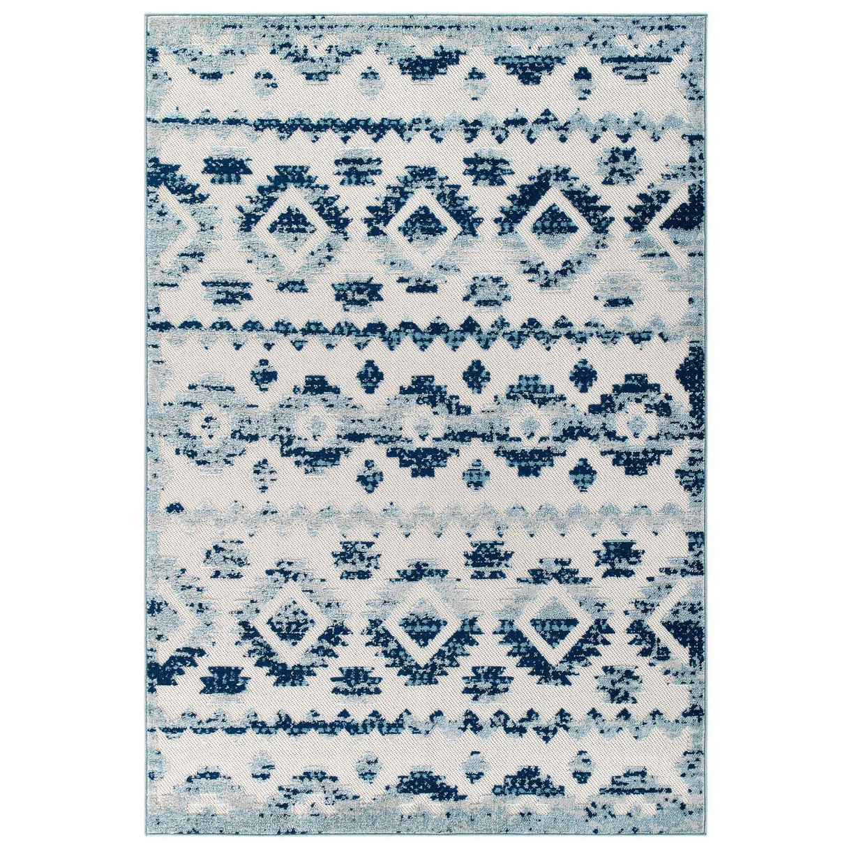 Reflect Takara Abstract Diamond Moroccan Trellis Indoor and Outdoor Area Rug