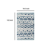 Reflect Takara Abstract Diamond Moroccan Trellis Indoor and Outdoor Area Rug