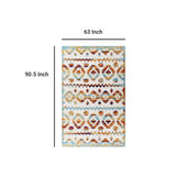 Reflect Takara Abstract Diamond Moroccan Trellis Indoor and Outdoor Area Rug