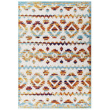 Reflect Takara Abstract Diamond Moroccan Trellis Indoor and Outdoor Area Rug