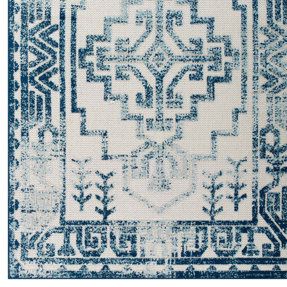 Reflect Nyssa Distressed Geometric Southwestern Aztec Indoor Outdoor Area Rug