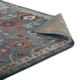 Tribute Every Distressed Vintage Floral  Area Rug