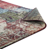 Tribute Elowen Contemporary Modern Vintage Mosaic Area Rug