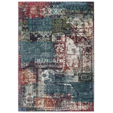 Tribute Elowen Contemporary Modern Vintage Mosaic Area Rug