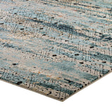 Tribute Eisley Rustic Distressed Transitional Diamond Lattice Area Rug