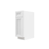 RTA - Richmond White - Single Door Base Cabinet | 12"W x 34.5"H x 24"D