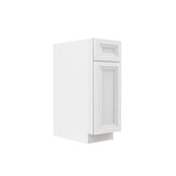 RTA - Richmond White - Single Door Base Cabinet | 12"W x 34.5"H x 24"D