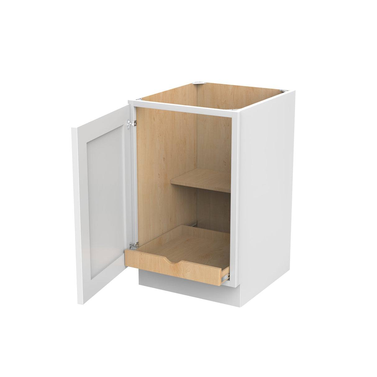 RTA - Richmond White - Single Door Base Cabinet | 21"W x 34.5"H x 24"D