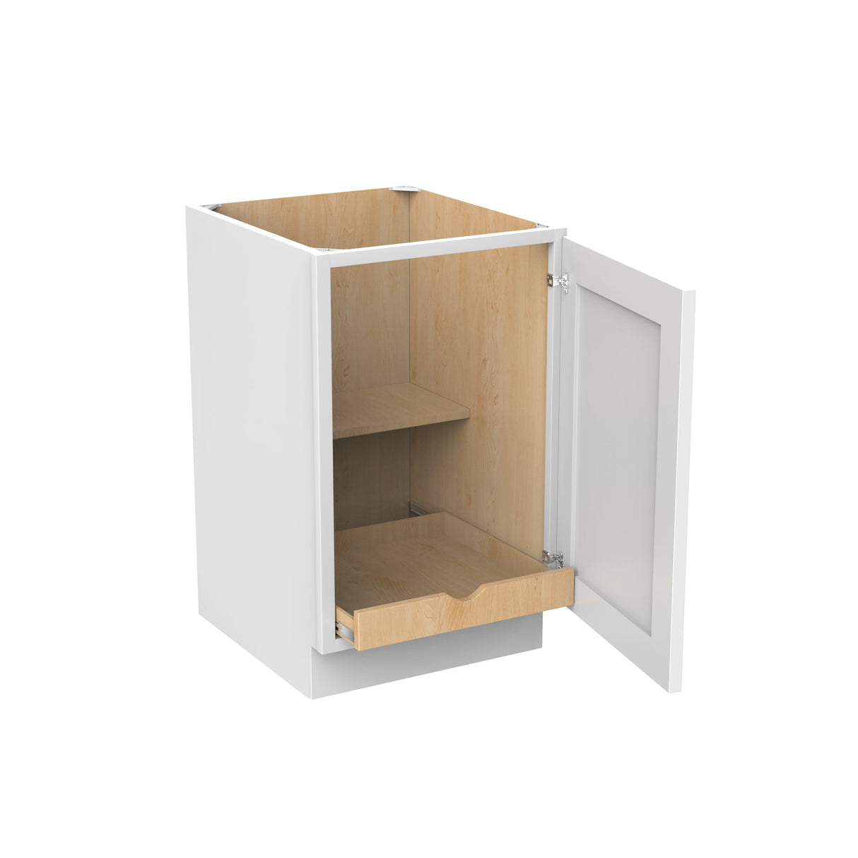 RTA - Richmond White - Single Door Base Cabinet | 21"W x 34.5"H x 24"D