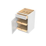 RTA - Richmond White - Single Door Base Cabinet | 21"W x 34.5"H x 24"D