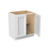 RTA - Richmond White - Double Door Base Cabinet | 30"W x 34.5"H x 24"D