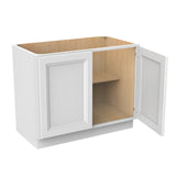 RTA - Richmond White - Double Door Base Cabinet | 42"W x 34.5"H x 24"D