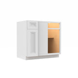 RTA - Richmond White - Blind Base Cabinet | 36" W x 34.5"H x 24"D