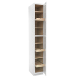 RTA - Richmond White - Utility Cabinet | 15"W x 96"H x 24"D