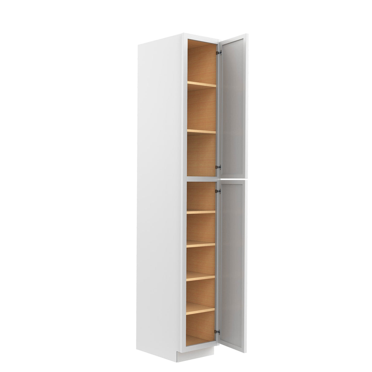 RTA - Richmond White - Utility Cabinet | 18"W x 90"H x 24"D