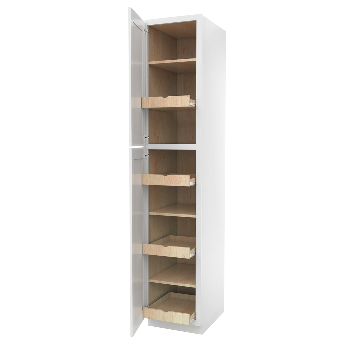 RTA - Richmond White - Utility Cabinet | 18"W x 90"H x 24"D