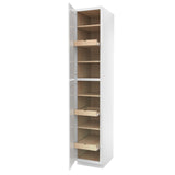 Richmond White - 18"W x 96"H x 24"D - Utility Cabinet