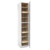 Richmond White - 18"W x 96"H x 24"D - Utility Cabinet