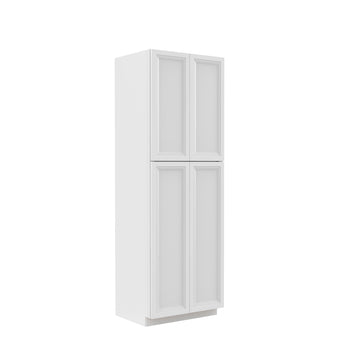 Assembled - Richmond White - Double Door Utility Cabinet | 24