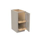 RTA - Single Door Base Cabinet | 15"W x 34.5"H x 24"D - Richmond Stone