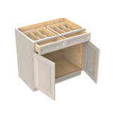 RTA - Double Door Base Cabinet | 36"W x 34.5"H x 24"D - Richmond Stone