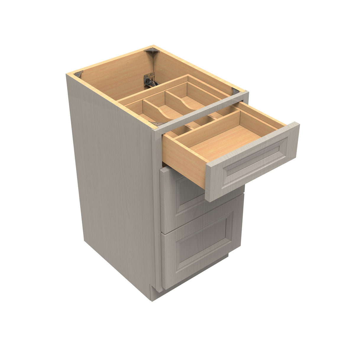 Richmond Stone - 3 Drawer Base Cabinet | 18"W x 34.5"H x 24"D