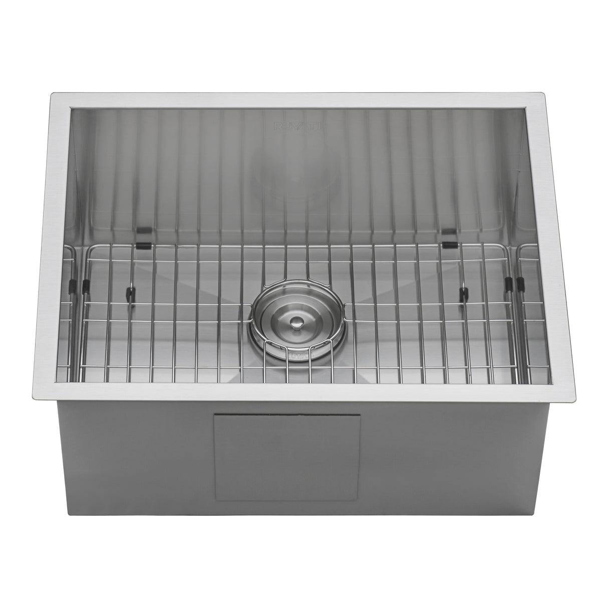 Undermount 16 Gauge Zero Radius Kitchen Sink Stainless Steel Single Bowl