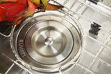 Undermount 16 Gauge Zero Radius Bar Prep Kitchen Sink Stainless Steel Single Bowl